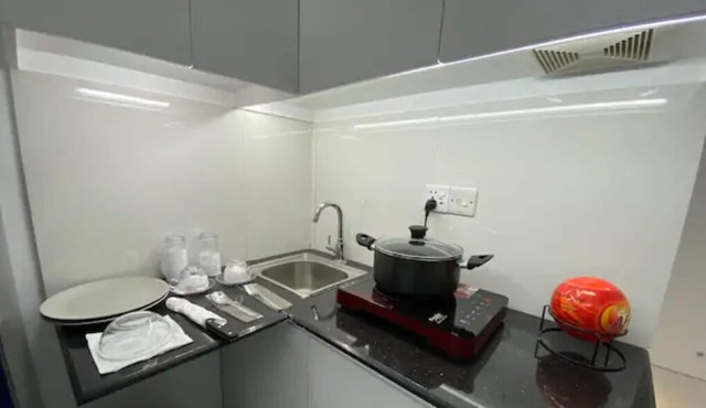Full furnished studio apartment with cozy ambiance