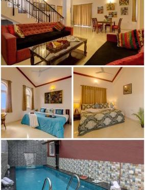 Ludo Private Pool Villa, WiFi-Caretaker-Parking, North Goa