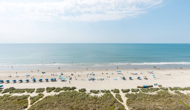 Oceanfront 2BR/2BA Baywatch Resorts. No Booking or Resort Fees. Stunning Views! in North Myrtle Beach