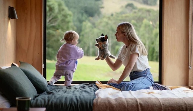 Off-Grid Cabin with Valley Views and Hot Tub - Velma in Tarra Valley