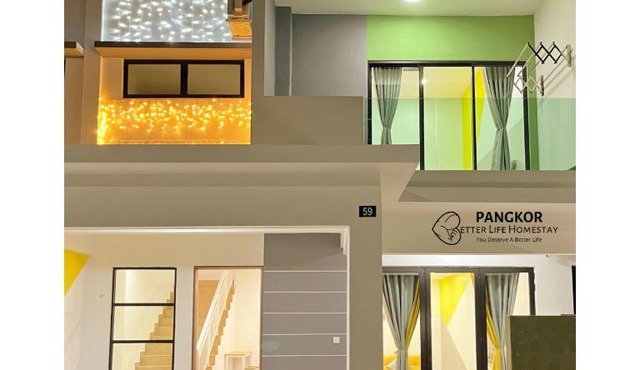 Pangkor Better Life Minimalist Beach Villa-12pax Near Beach Free WiFi