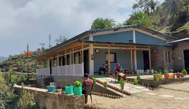 Peaceful Retreat in Nature | Kumaon Village Farmstay by stream at Kakrighat