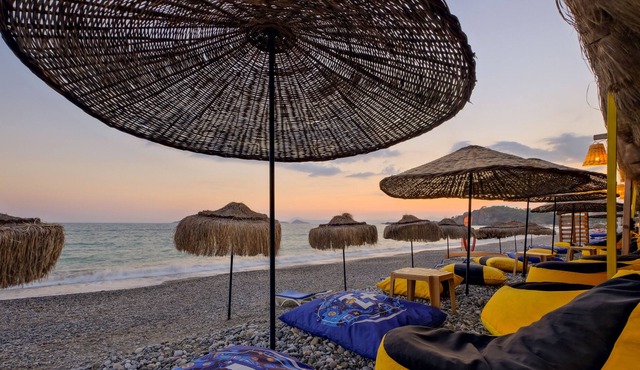 private seashore, private beach, private bungalow in Mugla