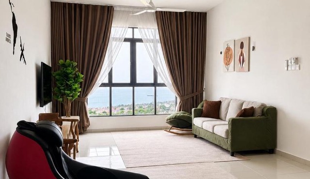 Seabreeze Hideout at Pantai Klebang Netflix I Wifi I Massage Chair I 7 pax