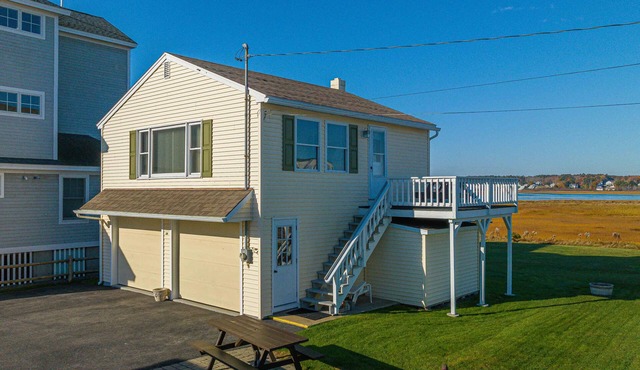 Second Floor Apartment Across from the Beach with Private Access to Beach! in Wells
