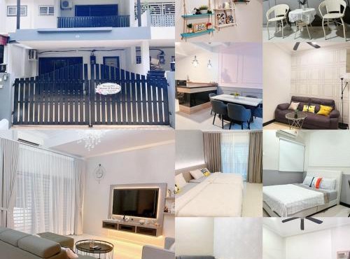 Sitiawan 2-storey 4room5BedsWifi 10pax near Jetty