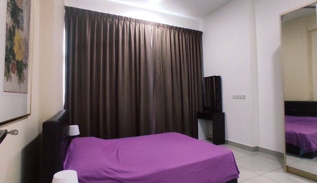 Spacious 2-Bedroom with Morning's Sea View & Amenities in Bayan Lepas