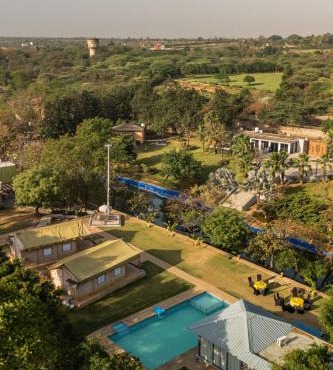 StayVista at Kaimalgarh Aravalli Estate with Private Pool & Lake