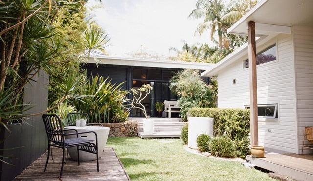 Stylish Village Abode with Studio & Backyard