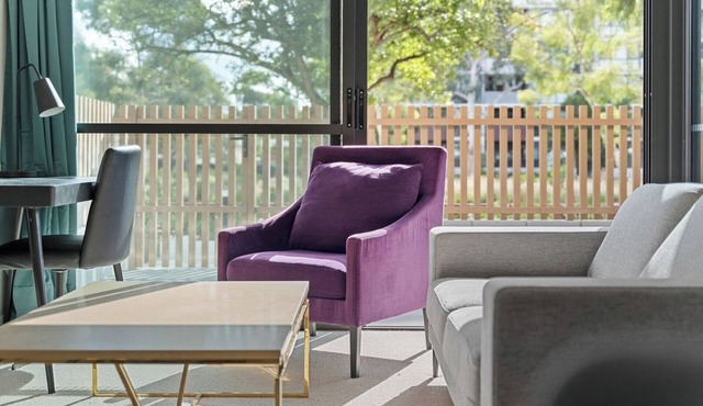 Sunlit 2BR Apartment | 7 minutes to Tram | Parking