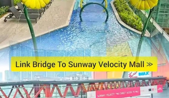 Sunway Velocity Two - Link bridges walking access to Shopping Mall & Interchange