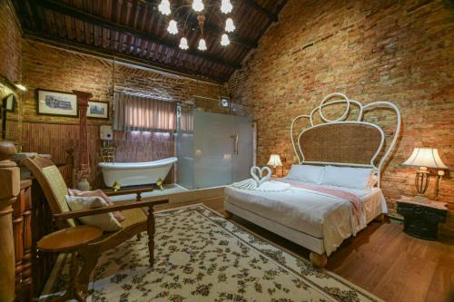 The Old Brick House by Melaka River in Jonker Area