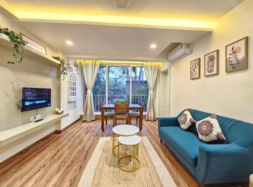 Vibrant 1BHK Modern Apartment near Baga Beach