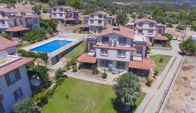 Villa with Shared Pool and Sea View in Seydikemer in Mugla