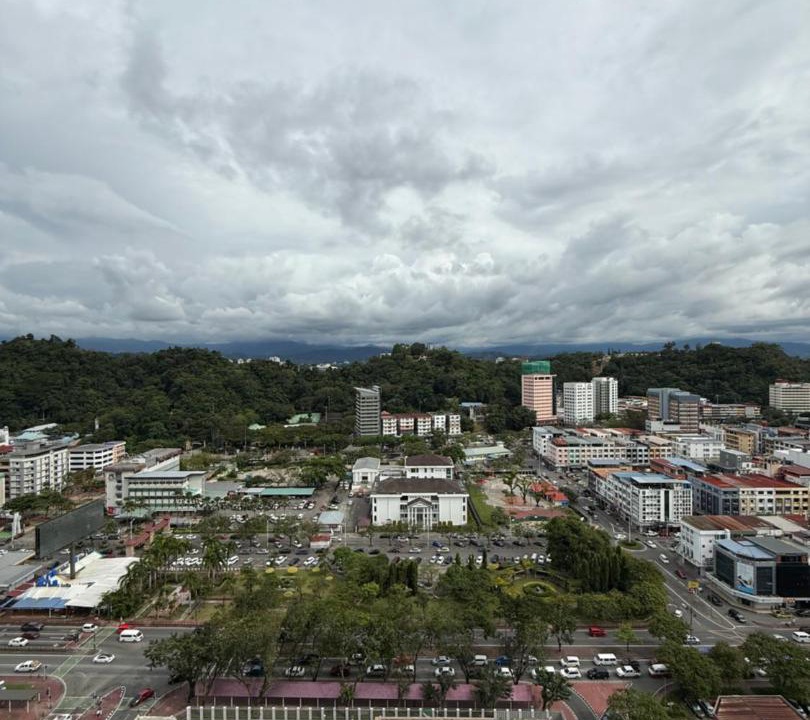 Photo of Buildings in Downtown Kota Kinabalu