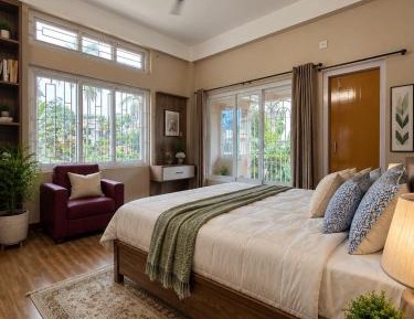 Two-Bedroom Deluxe Apartment with Balcony