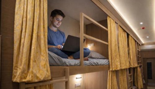 Bunk Bed in Male Dormitory Room 