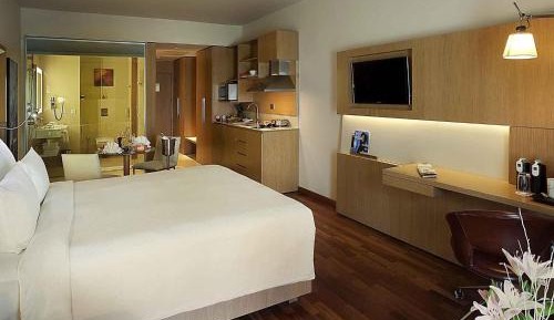 Premier Room with 1 King Bed Ocean View with Premier Lounge Access along with 2 Pieces of Laundry per room per night on non-cumulative basis.