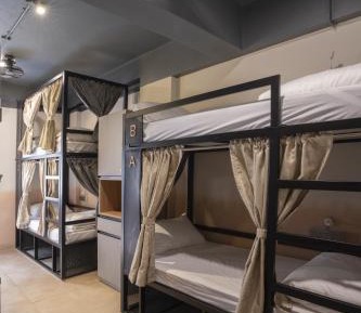 Bed in 4-Bed Male Dormitory Room
