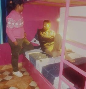 Single Bed in Female Dormitory Room